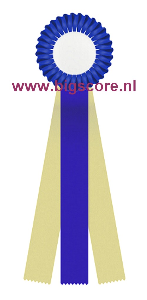 R 12 1-Ringsrozet Multi 3 liasters Blanco Ø 10,5 L: 25 cm met optie Full-Colour Ø 50 mm afslag